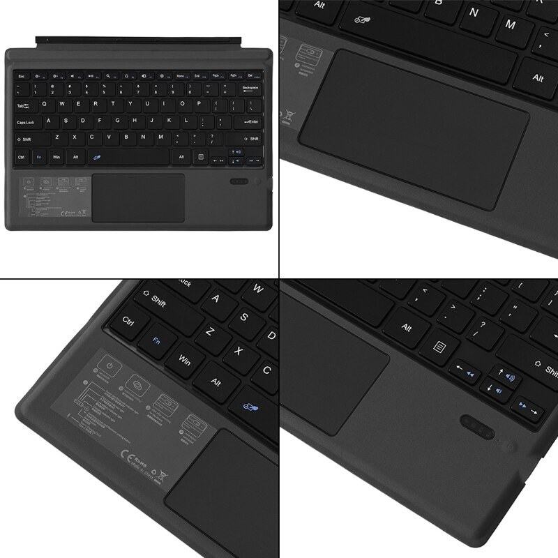 Mini ultra-fino bluetooth 3.0 teclado sem fio para microsoft-surface pro 3/4/5/6/7 tablet pc