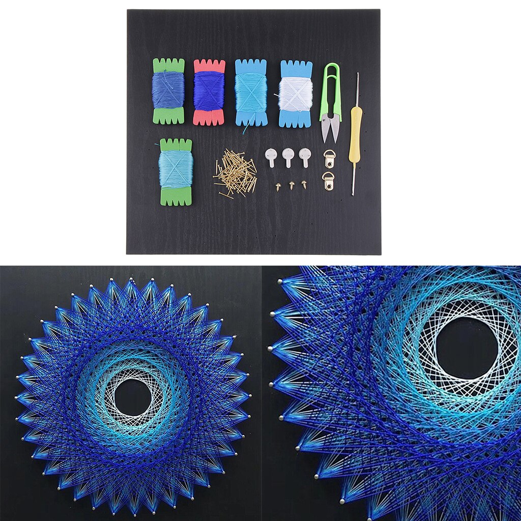 Pin String Art Bird's Nest String Art Kit DIY Home Decor for Children 12x12"