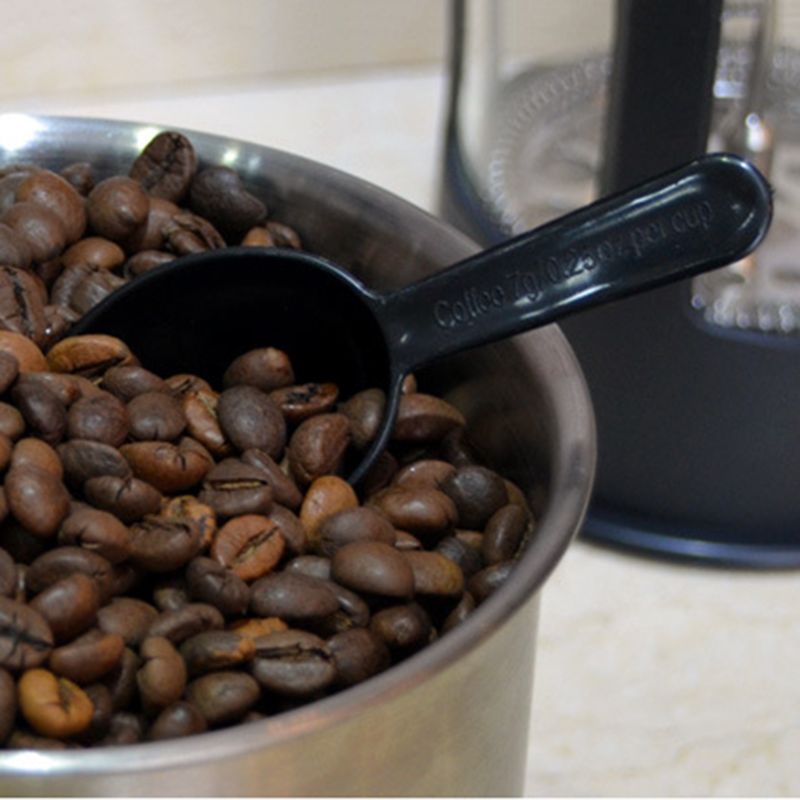 Cuchara de plástico para alimentos, cuchara de café conveniente, cucharas de 7g para hornear, herramientas para beber en polvo