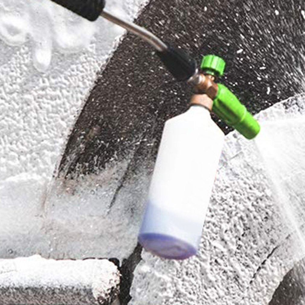 Adjustable Foam Bottle Snow Foam Lance Pressure Washer Jet Clean Bottle Cleaning Machine High Pressure Bubble Pot 1L