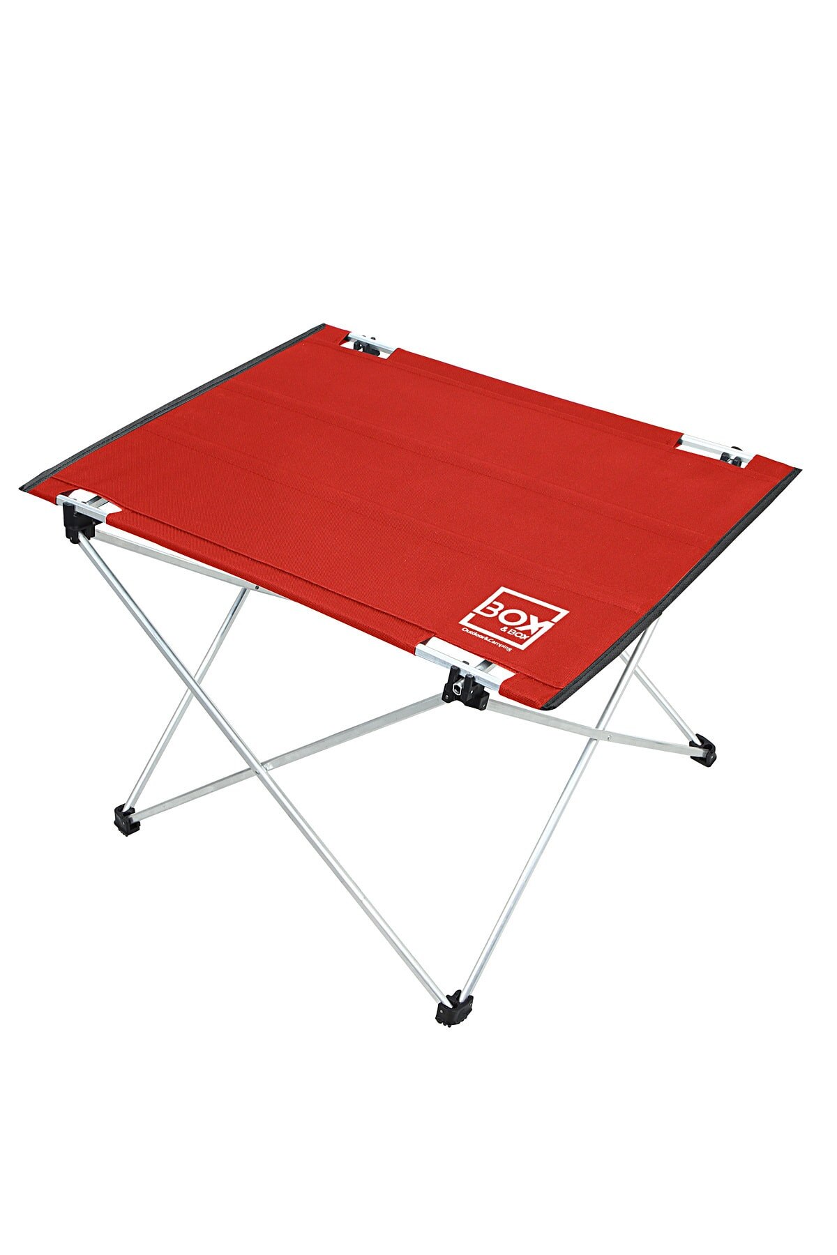 Opvouwbare Camping En Picknick Tafel, Geschikt Voor Alle Soorten Van Gebruik, stijlvolle Camping Tafel In Verschillende Kleuren 57X43X38 Cm: Rood