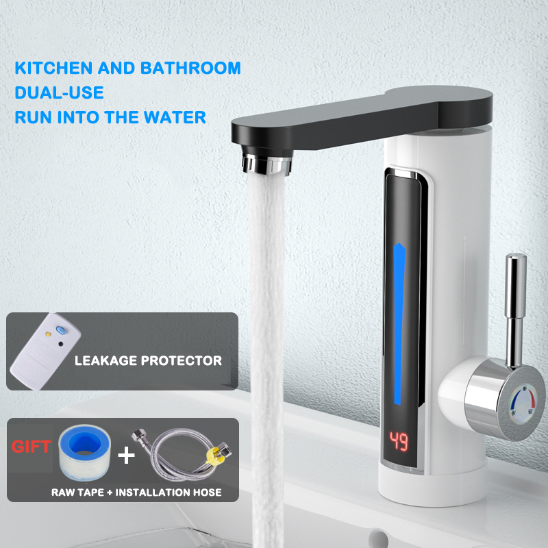 Electric Water Faucet Instantaneous Rapid Heating Over Tap Water Heating Household Electric Water Heater Kitchen Treasure
