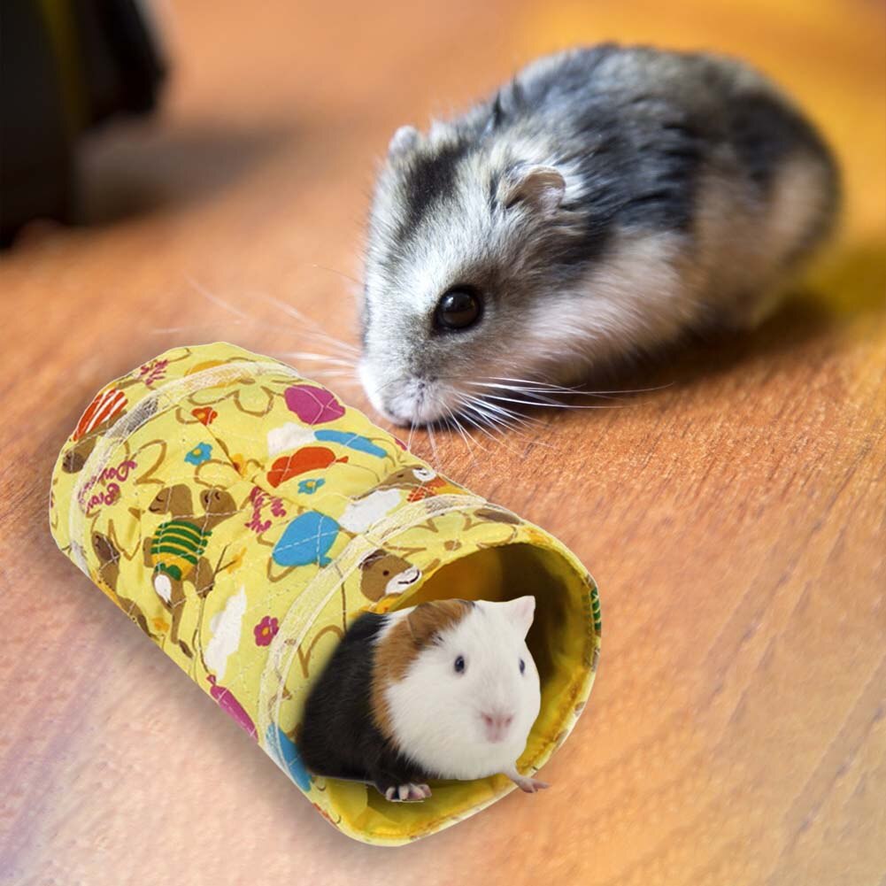 Lille dyr kanin tunnel tegneserietryk hamster marsvin kæledyr produkter hus lege hytte kæledyr rør senge rede