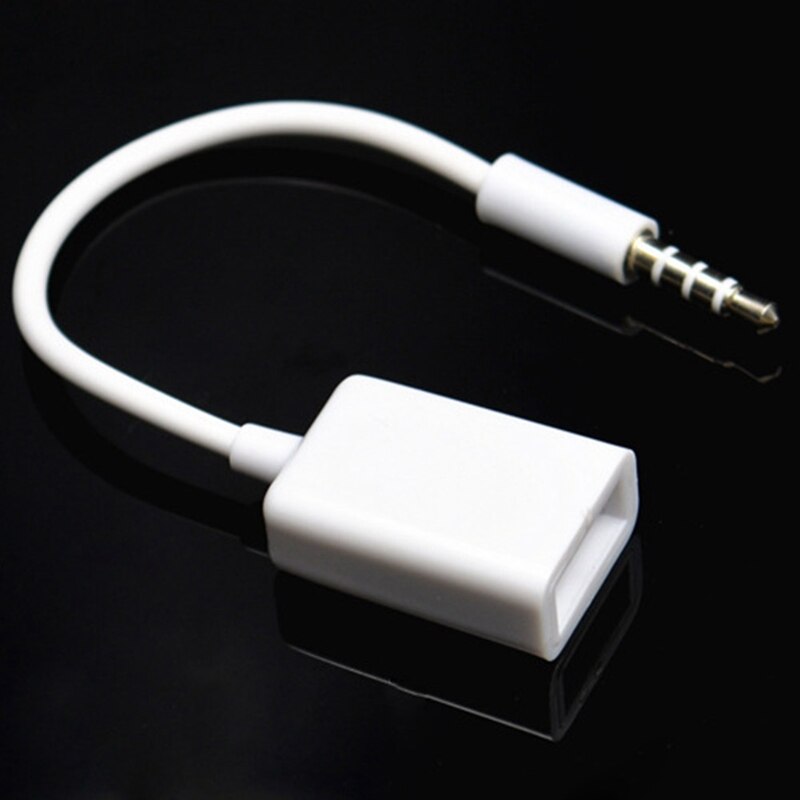 3.5mm Male AUX Audio Plug Jack Naar USB 2.0 Female... Grandado