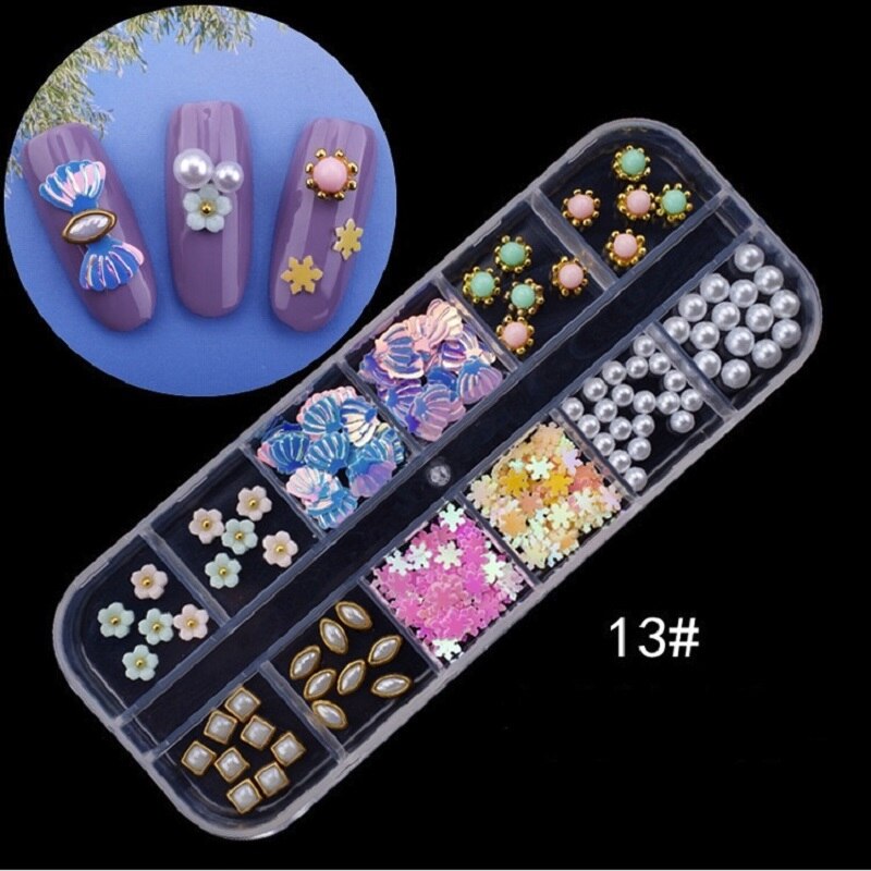 Crystal Kleurrijke Steentjes 3D Nail Art Decor Glitter Gem Stones Manicure Art Decorations Goud Zilver Strass