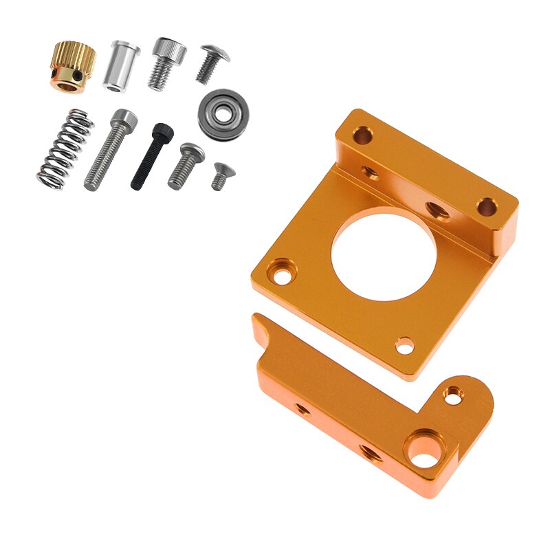 3D Printer Parts MK8 Extruder Upgrade Aluminum Block Bowden Extruder 1.75mm Filament Reprap Extrusion for Ender 3 CR10 Blu-3: Right hand
