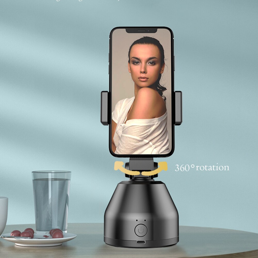 Auto Shooting Selfie Stick Tripod Follow 360° Rotation Face Object Tracking Smart AI Gimbal Stand For iPhone Xiaomi Huawei