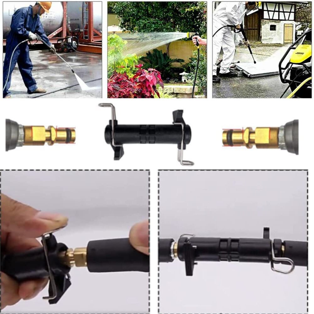 ROUE Hose Extension Connector For karcher accessories ​K2 K3 K4 K5K7 High Pressure Washer Water Cleaning Hose high pressure hose