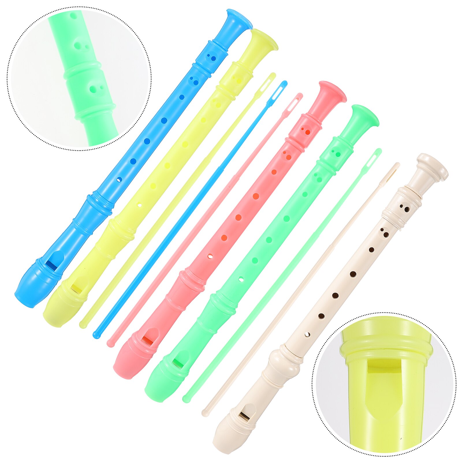 5 Pcs Hoge Toonhoogte Student Recorder Kid 'S Recorder Descant Recorder Wind Instrumenten