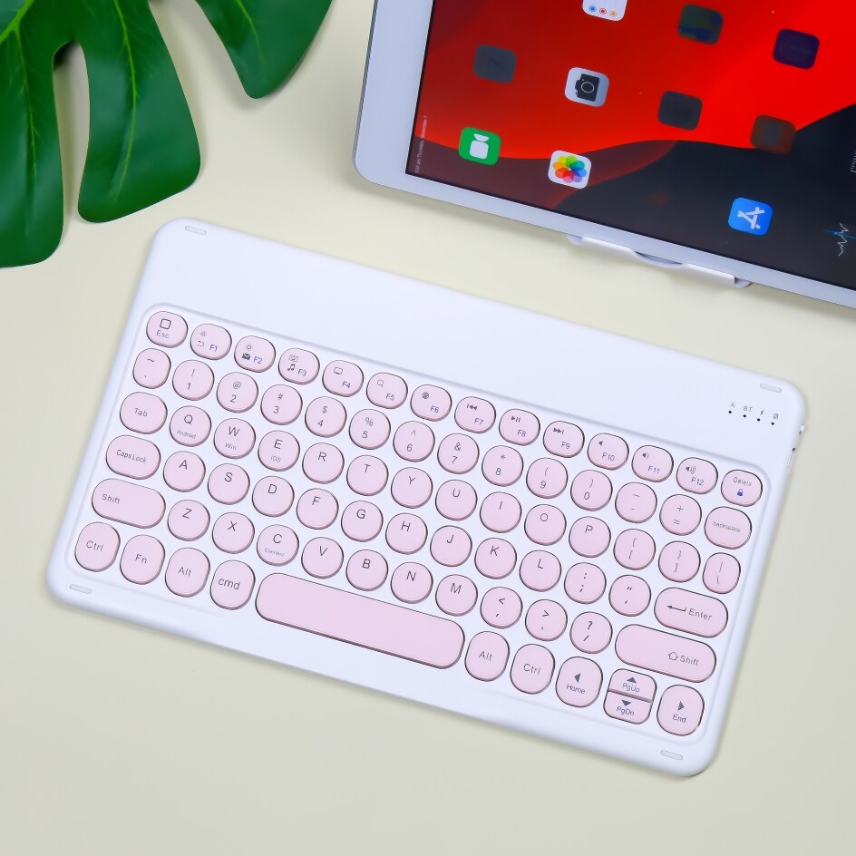 For iPad Keyboard Mouse For iPad Mini 6 7.9 inch Mini 5 Mini 4 Mini 123 Mini Keyboard Teclado keyboard for cell phone: Pink 1 B