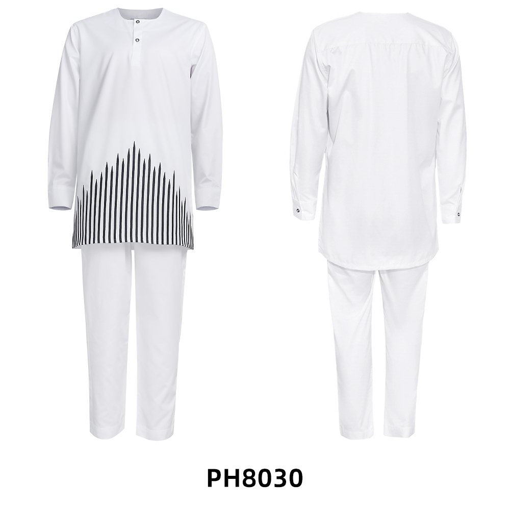 H & d afrikansk dashiki tøj til mænd no cap shirt bukser sæt broderi toppe buksedragt mænds traditionelle afrikanske tøj