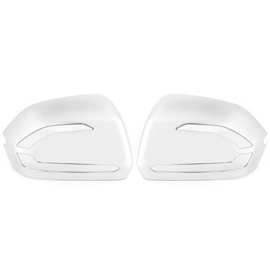 2Pcs Left + Right Rearview Mirror Cover Casing Housing Fit for Hyundai Palisade Car Side Mirror Guard ABS: Electrosilvering