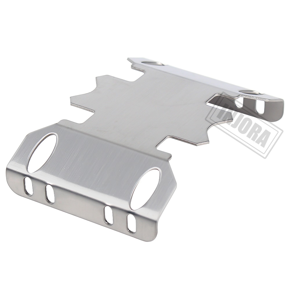 INJORA, Armadura de chasis de Metal, placa protectora de eje para 1/10 RC Crawler Axial SCX10 II 90046 90047 90059 90060, piezas de mejora