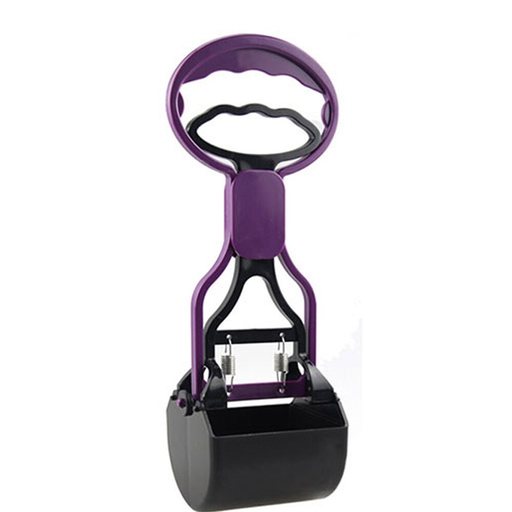 Perro mascota Pooper Scooper Poop Scoop limpio recoger limpiador de excrementos 0330: Purple