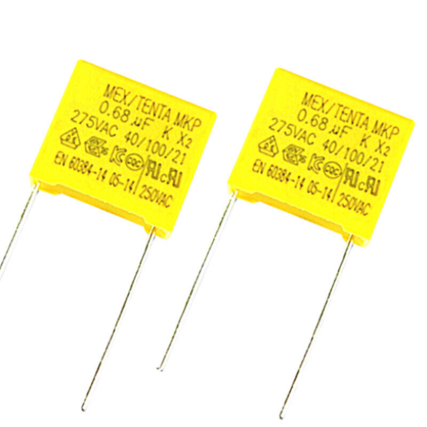 Condensateur de sécurité MKP X2 275V AC 0.01UF 0.022UF 0.033UF 0.047UF 0.068UF 0.1UF 0.15UF 0.22UF 0.33UF 0.47UF 0.68UF 1UF 1.5UF 2.2UF