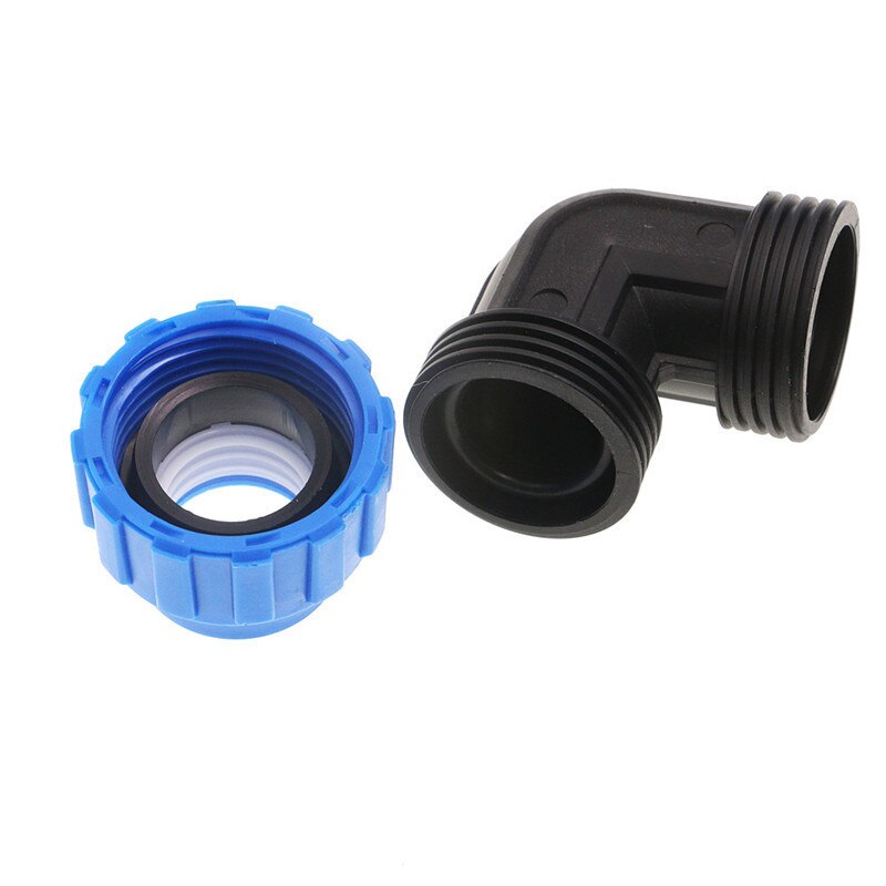 1pc HDPE Compressions Elbow 90 Degree Plastic Irrigation Water Supply Equal PP Compression Fitting PN 16