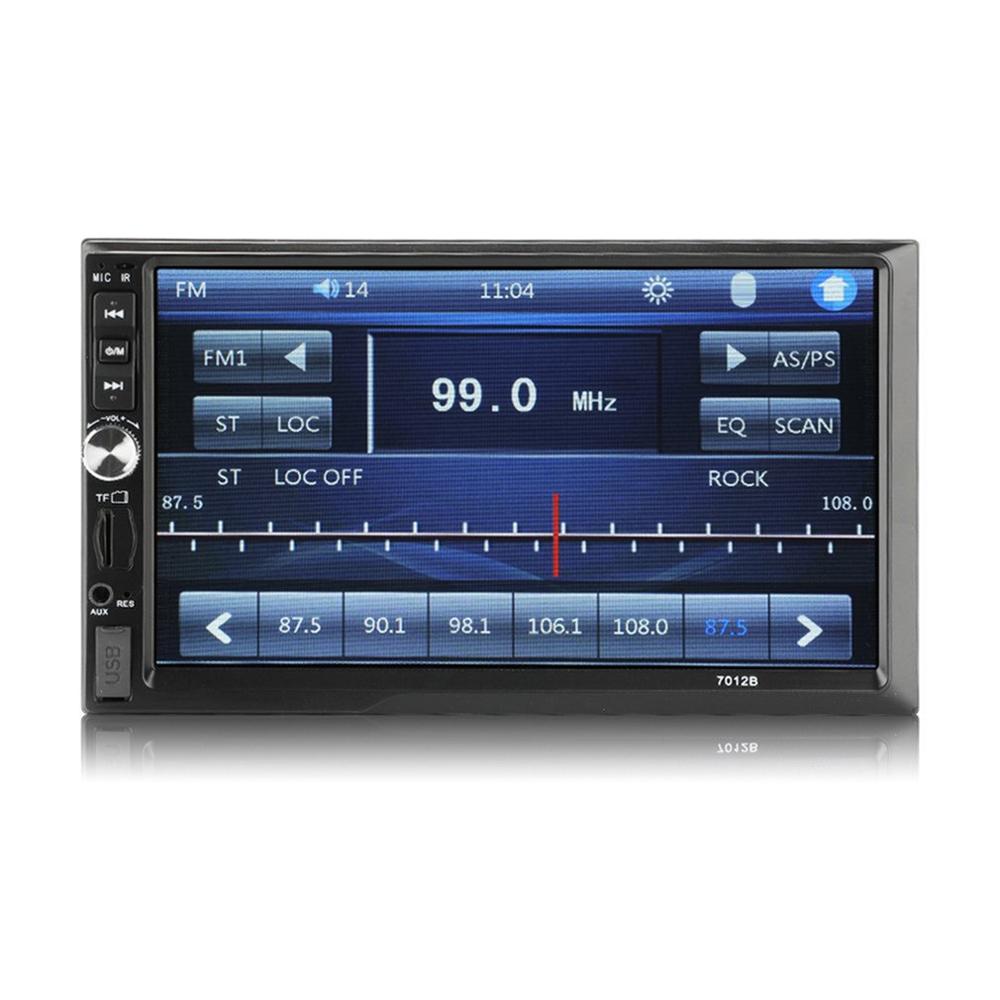 Car Radio 7-inch Large Screen with Stereo Fm Radio Bluetooth Mp5 Player Rear View Camera 7012B