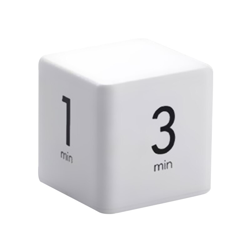 White Color Cube Kitchen Timer Cubic Timer Minutes... – Grandado