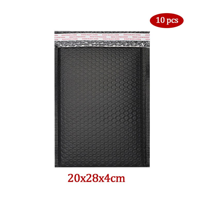 Matte Black Waterproof Self Seal Bubble Mailer Padded Envelope Mailing Packaging Courier Bags for Phone Book Clothing: Style 5