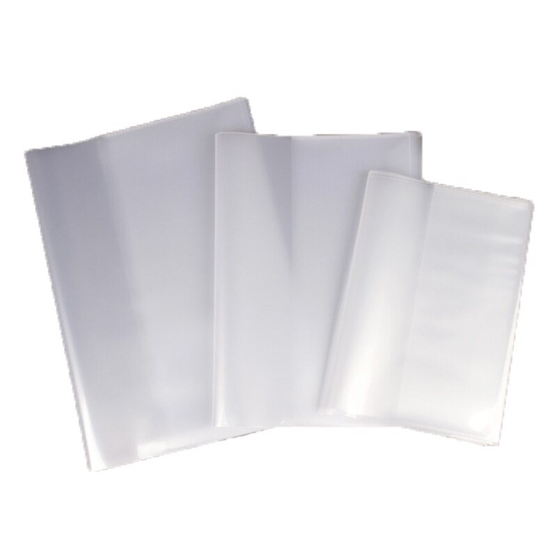 10PCS 16K 32K Transparent Book Cover Student Textbook Folder Film A4 Self Adhesive Waterproof Plastic Wrapping Paper Office Supp