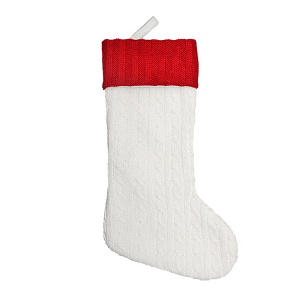 Kerst Kousen 12 inches Knit Kerst Kousen voor Seizoen Decor Xmas Boom Ornamenten Party Kids Bags # SS