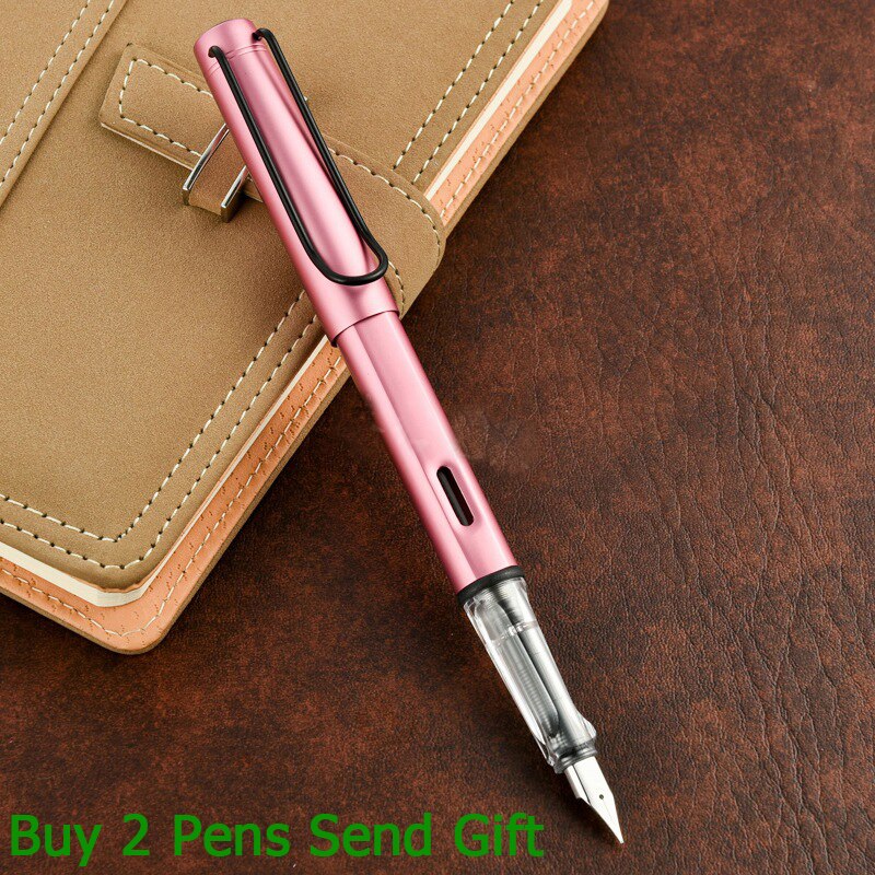 Al Star Meal Ink Fountain Pen Office Writing Pen Buy 2 Pens Send: Pink Pen