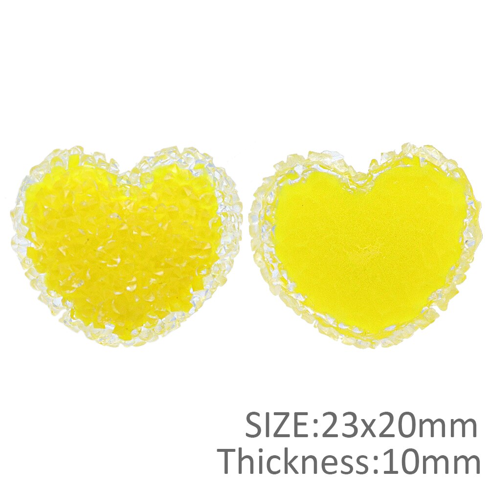 10 pièces coloré amour coeur plein diamant acrylique 3D résine nœud papillon bricolage accessoires Scrapbooking artisanat à la main, 10Yc11339: 1105855006