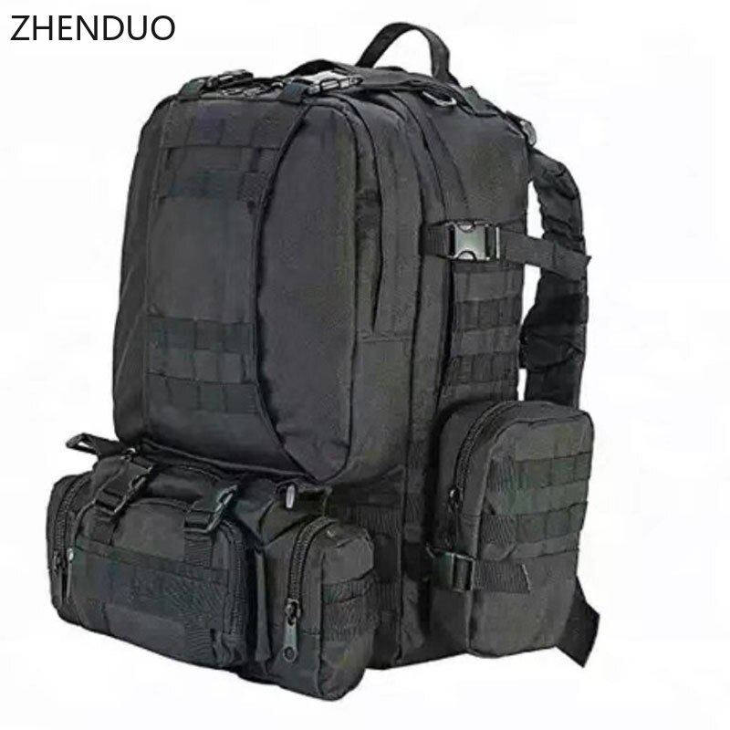 Zhenduo屋外レジャー荷物皮革製品コンビネーションジッパーバックパックおもちゃの銃アクセサリー