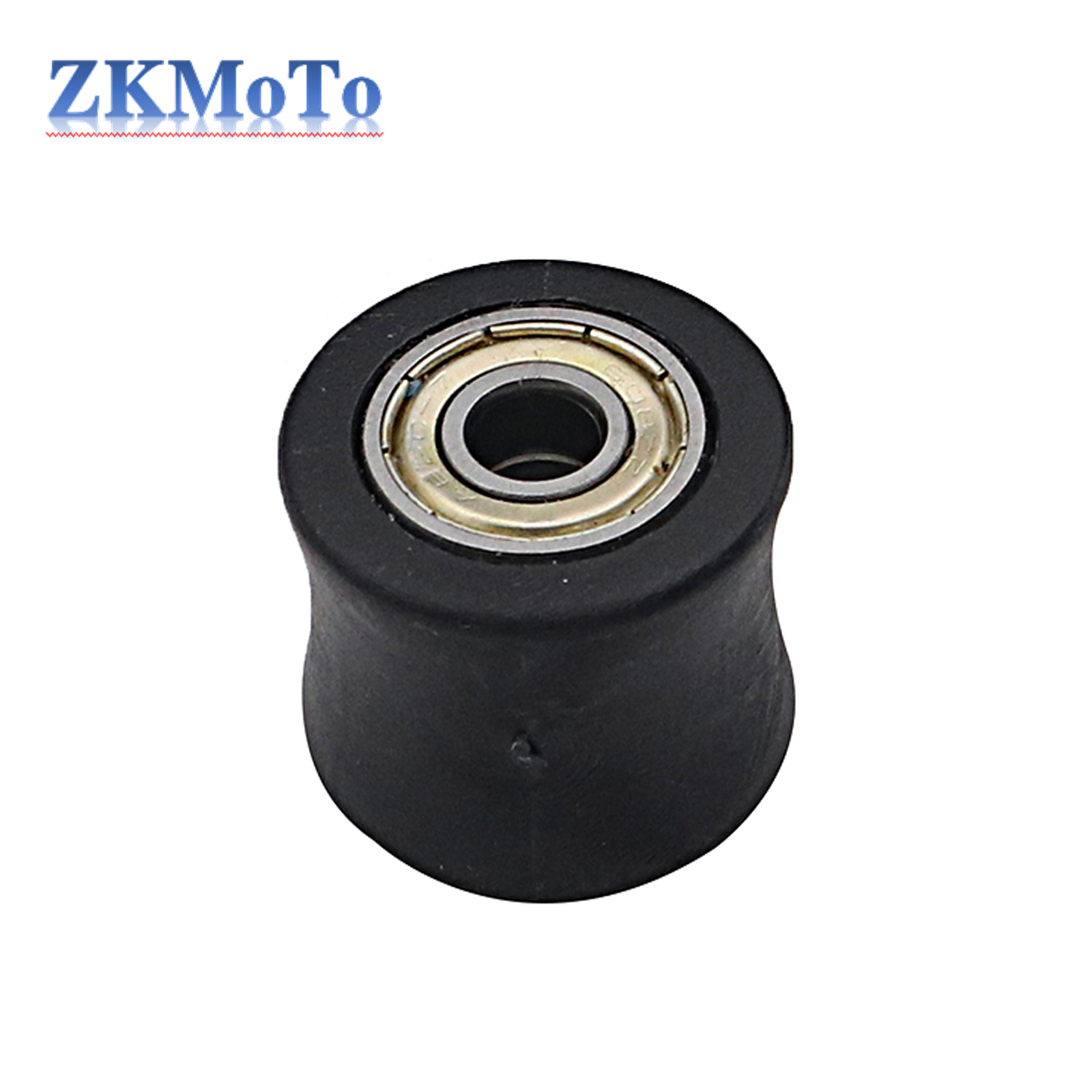 8Mm 10Mm Aandrijfketting Roller Katrol Wiel Schuifregelaar Spanner Wielgeleider Voor Pit Dirt Street Bike Motorfiets Crf Yzf Klx Rmz Exc: Black