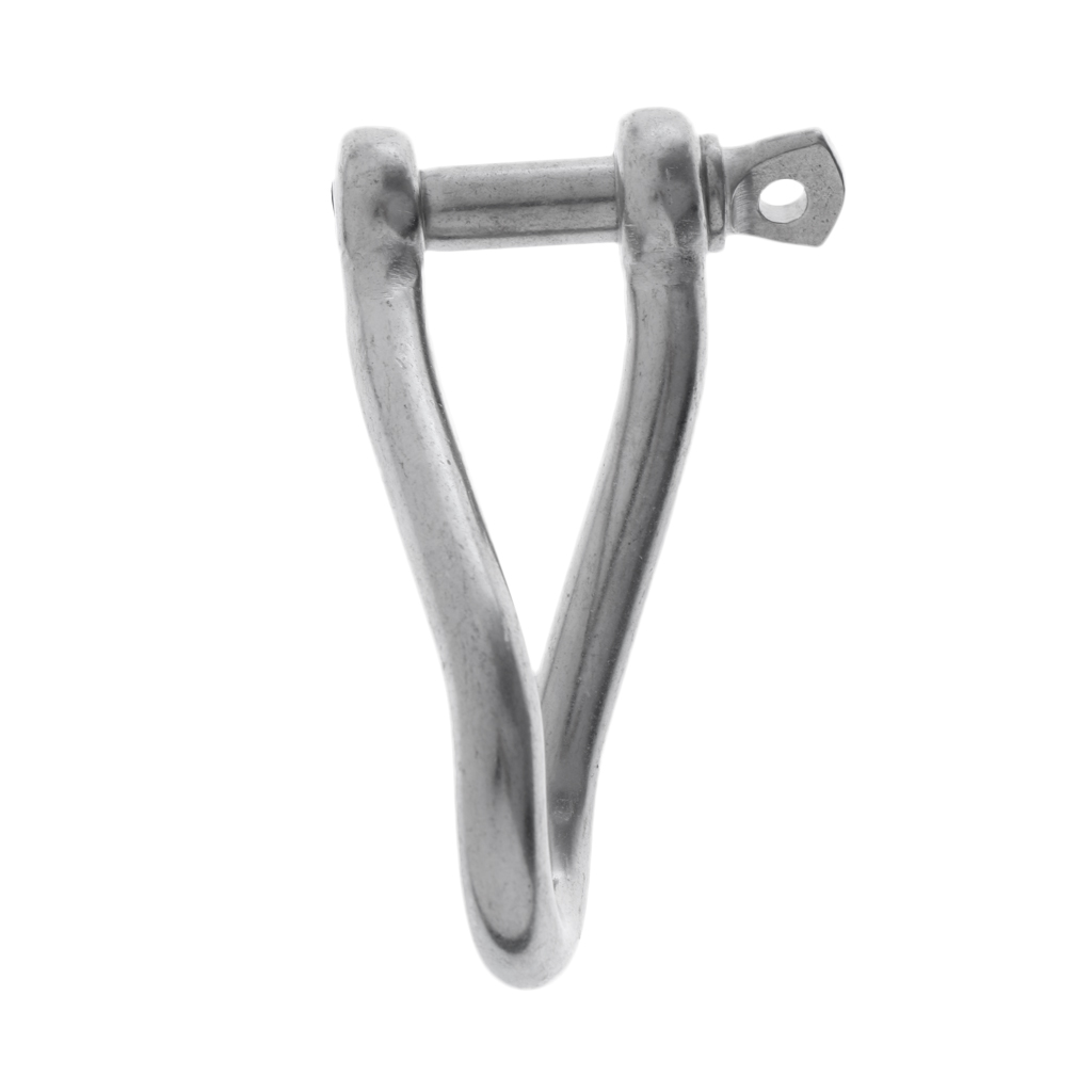 Grillete de anclaje trenzado para barco, grillete de acero inoxidable resistente y duradero, 3 &quot;x 1,26&quot;