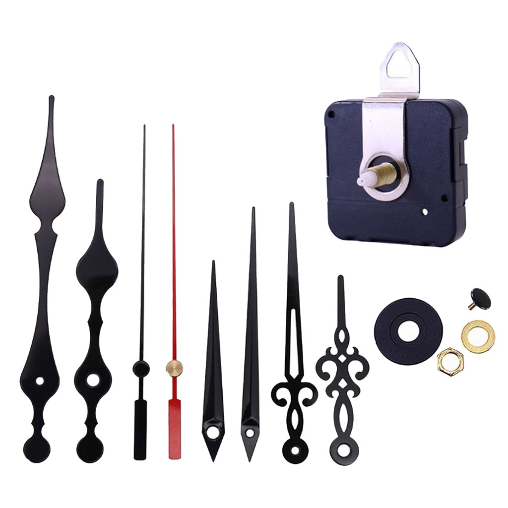 Clock Movements with 3 Pack Different Size Clock Hands DIY Repair Parts Replacement Battery Operated