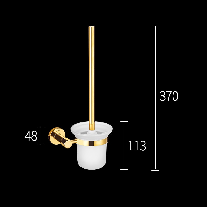 Nr .1905 btgold badrumstillbehörsset guldpolerat mässingsbadvaruuppsättning väggmonterat titan klassiskt badrumsutrustning