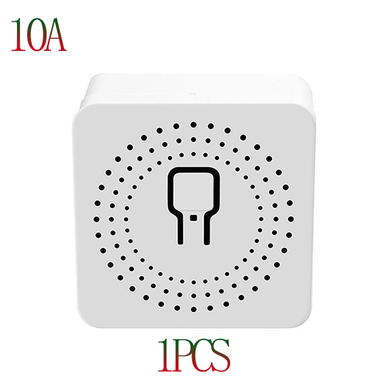 16A 10A Mini Smart WiFi DIY Switch Cell Phone APP Voice Relay Timer Multifunction Smart Switch With Alexa Google Home Smart Life: 10A 1PCS