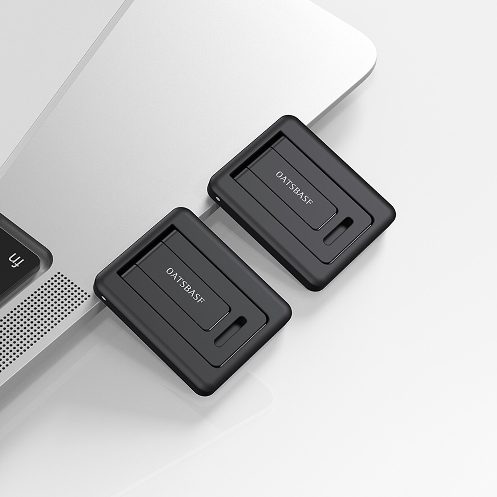 Oatsbasf-Mini soporte portátil para ordenador portátil, almohadilla de refrigeración plegable Invisible para MacBook, iPad, Notebook, soporte para teclado: Default Title