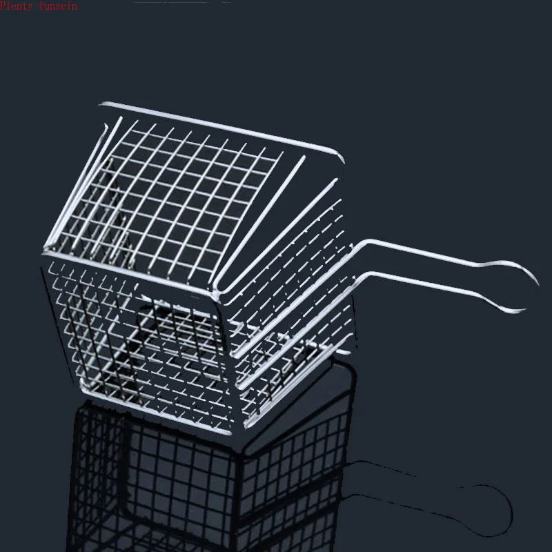 Mini Cesta De Fritação De Aço Inoxidável, Pequena Cesta De Fritação, Tela De Filtro, Lanche Comercial, Dim sum, Quadro De Cesta