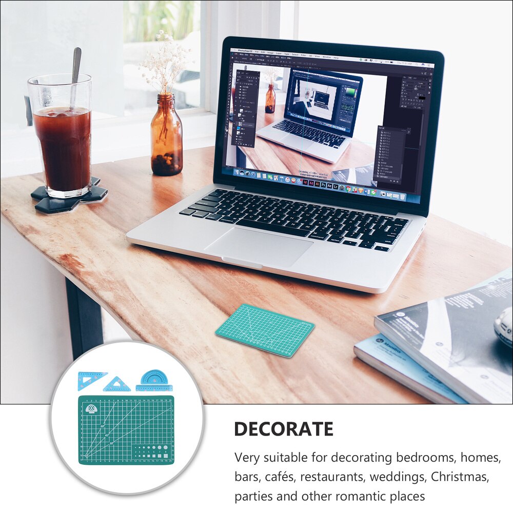 1 set mini-huisbenodigdheden, miniatuurliniaal, mini-linialen, simulatieliniaal voor kinderen