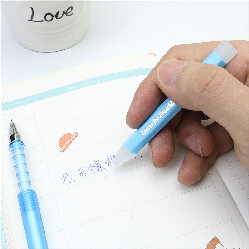 4PCS/LOT erasable pen eraser Student work Temperature control ink magic gel pen Rubber