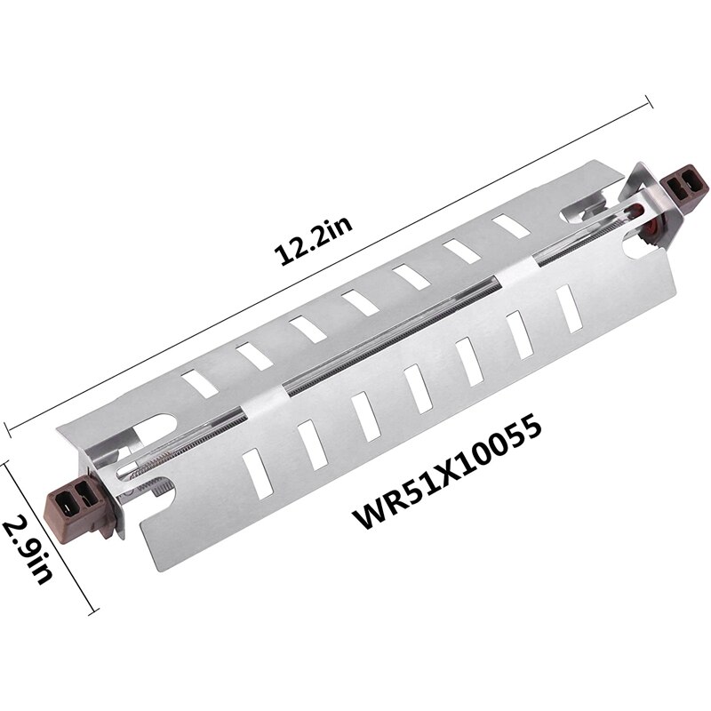 WR51X10055 Refrigerator Defrost Heater Replacements WR55X10025 Refrigerator Temperature Sensor,Defrost Thermostat