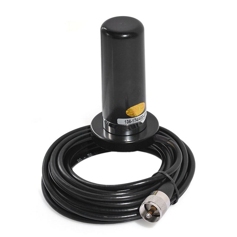 Dual Band VHF UHF 143MHz 444MHz Car CB Mobile Radio PL-259 netic Base Antenna: Default Title