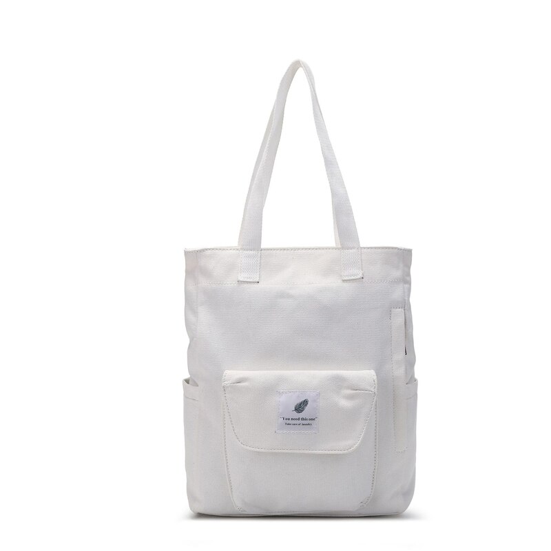 Wiederverwendbare Einkaufstasche Faltbare Einkaufstasche Für Frauen Handtasche Geräumige Leinwand Tasche
