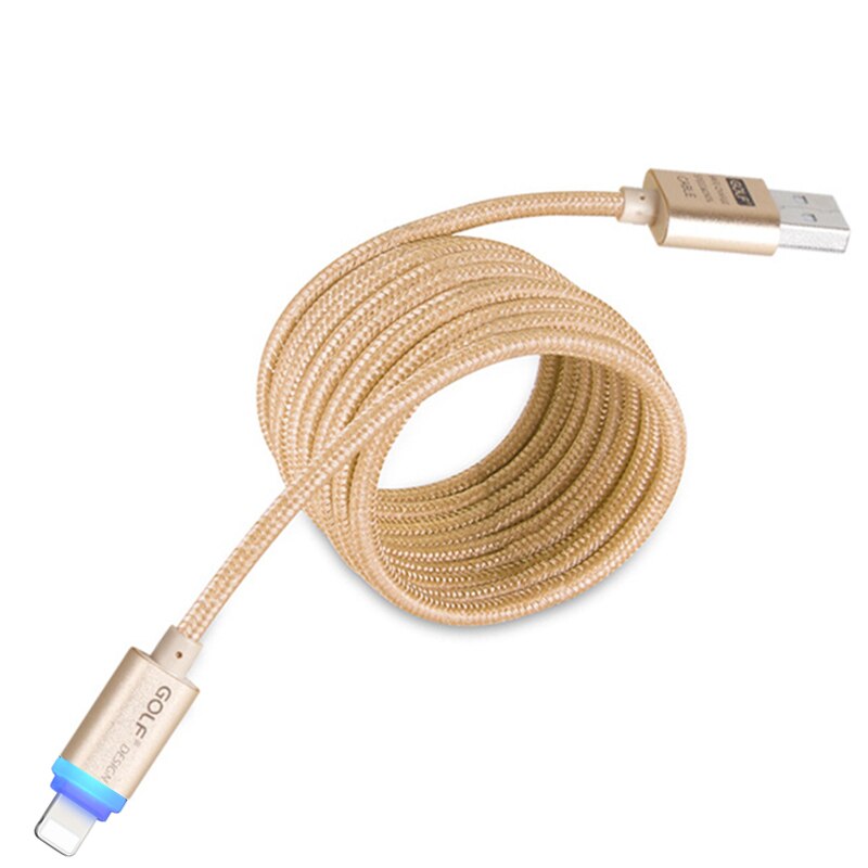 Clever LED Auto Energie-aus Schnelle Ladekabel für iPhone 6 6S 7 8 Plus X XR XS 11 Profi Max SE 5S 5 USB Daten synchronisieren Ladegerät Kabel 1m
