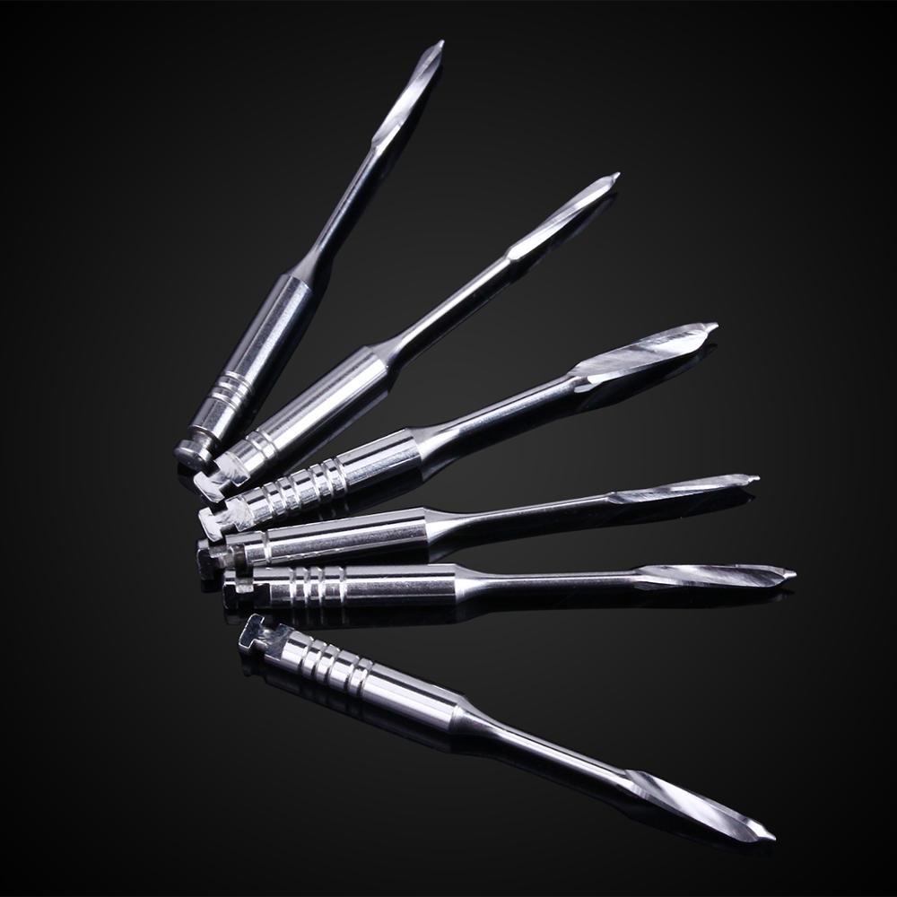 6Pcs/Box AZDENT Dental Endodontic Peeso Reamers Endo Files Gates Glidden Drill 32mm #1-6 #2 Stainless Steel