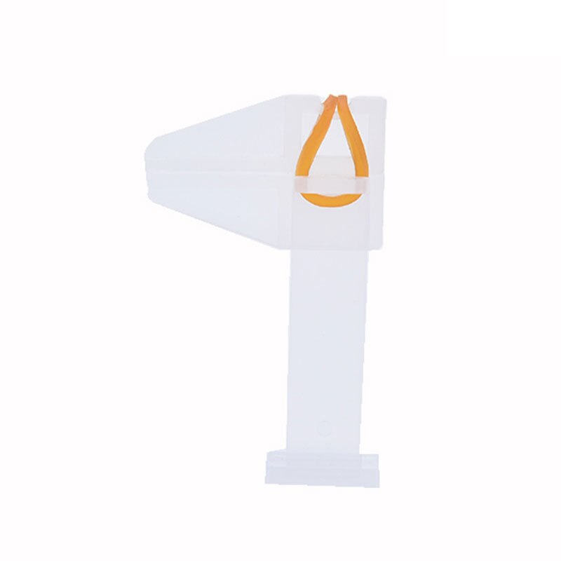 Nail Pinch Klem Houder Vinger Manicure Kit Acryl Uv Gel Curve Vaste Pincher 5 Kleuren 4.3X6.7Cm Houder voor Nagels Tip Tool Pinch: Clear