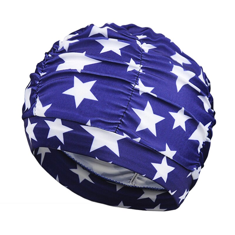 Kobiety czepek Unisex dziewczyna długie włosy czepki kąpielowe kapelusz Stretch Drape basen kąpielowy Sport elastyczny Nylon Turban dla kobiet