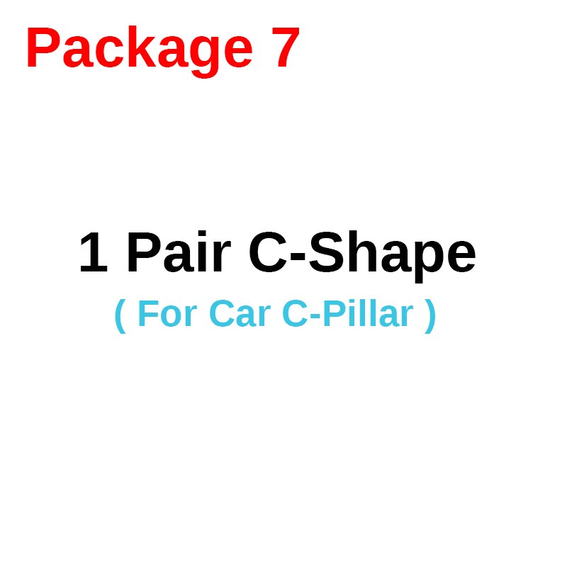 Cawanerl auto sedan achterklep deur motorkap kofferbak afdichting afdichtingsstrip rubberen tochtstrip geluidsisolatie auto afdichtingsstrip randafwerking: Pakket 7