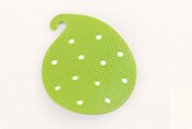 Escova de limpeza de frutas e vegetais, escova criativa de pvc para cozinha, acessórios para cozinha, 1 peça: Green