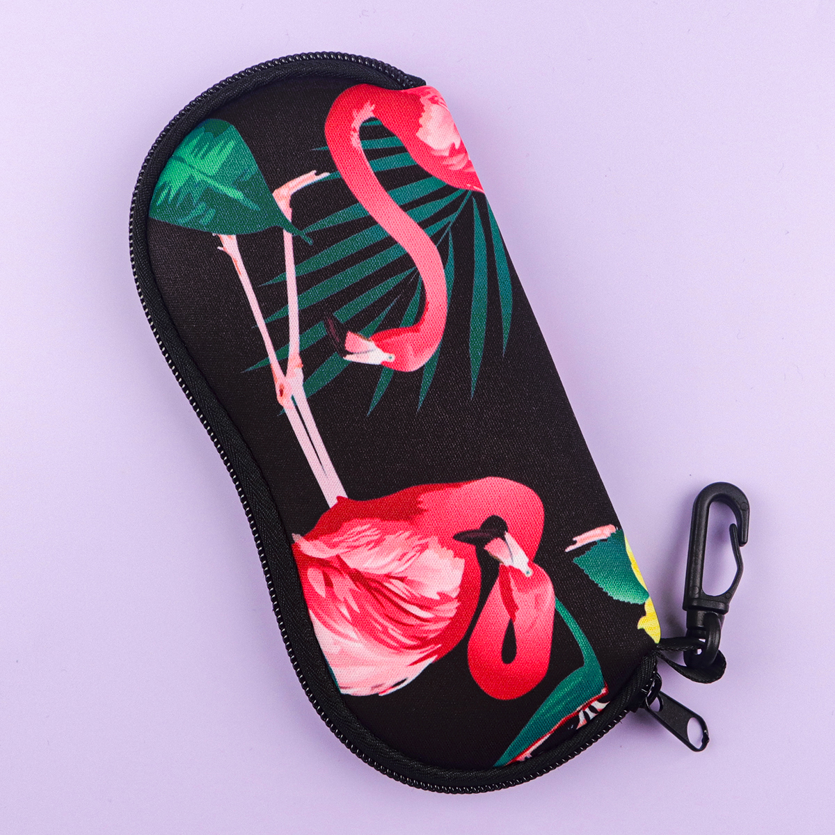 Flamingo Soft Shell Brillenkoker Roze Vogel Bril Beschermende Shell Kledingaccessoires Mannen Vrouwen Mode Brillentas