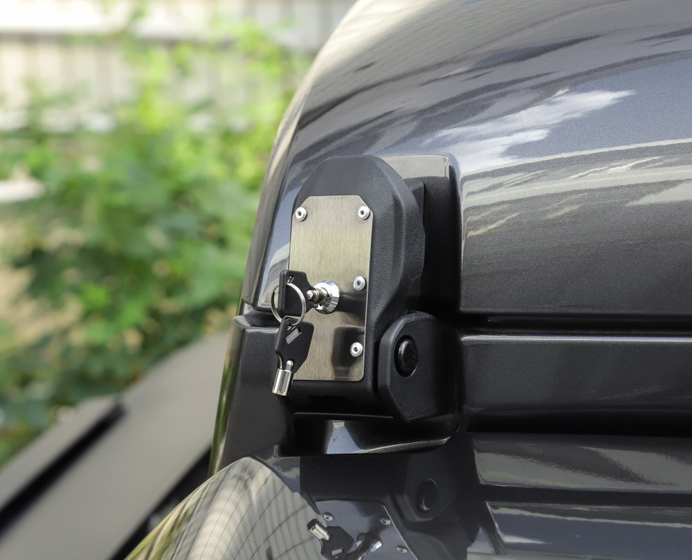 For Jeep Wrangler Accessories Black Anti-Theft Hood Lock Assembly Locking Hood Catch Latches For Jeep Wrangler JL