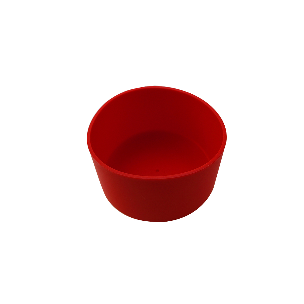 5.5cm Water Cup Mat Silicone Thermos Coasters 55mm Cup Bottom Ring Wear Resistant Shatter Resistant Bottom Cover Coaster: light yellow
