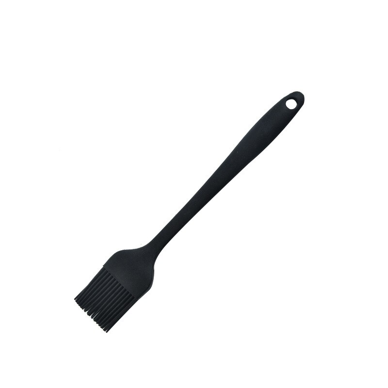 Nicht-Stock Silikon Creme Spachtel Schaber Löffel Öl Pinsel Wärme-Beständig Spatel flexibel Küche Utensilien Backen Kochen Werkzeuge: Bürste Schwarz